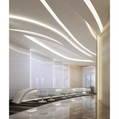 China Artistic Ceilings Folding Aliminum Decorative False Aluminum Ceiling Panel Timber Strip Ceiling for sale