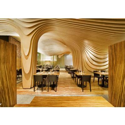 China Artistic Ceilings Aluminum Curve Ceiling Lightweight Recessed Curve Metal For Ceiling for sale