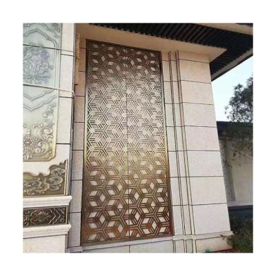 China New Classic/Postmodern Modern Metal Design Decorative Partition Wall Garden Screens Outdoor Privacy Screen for sale