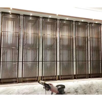 China New Classic / Postmodern Custom Hotel Partition Metal Screen Privacy Screens for sale