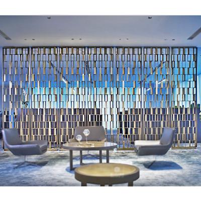 China New Aluminum Living Room Room Divider Privacy Screen Classic/Postmodern 3D Metal Decorative Panels for sale