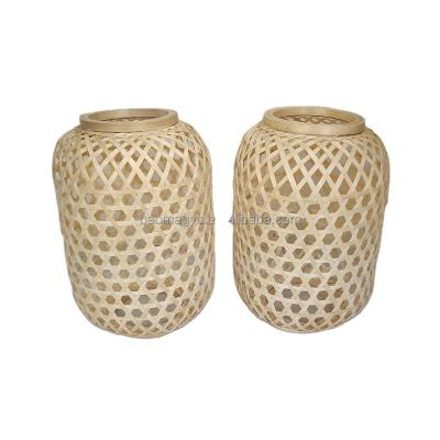 China Bamboo Lamp Harp Plant Shade Home Ornament for sale