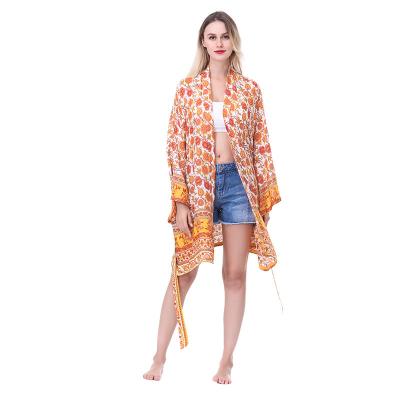 China Cover up beach wear ladies summer shawls beautiful thin wholesale cotton polyester beach shawl for women for sale