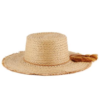 China Wholesale Hot Selling Summer Luxury Straw Hat Women Image Ladies Sun Paper Straw Beach Hat for sale