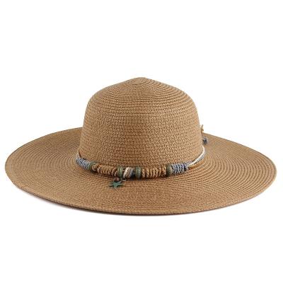 China Wholesale Hot Selling Summer Luxury Straw Hat Women Image Ladies Sun Paper Straw Beach Hat for sale