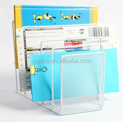 China 2016 Yarn Modern Mesh Desktop Letter Rack Mail Sorter Rack for sale