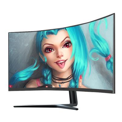 China 27 Inch Curved Slim High Definition PC Full 1K 240hz Curved Gaming 144hz Desktop Monitor With Back Light for sale