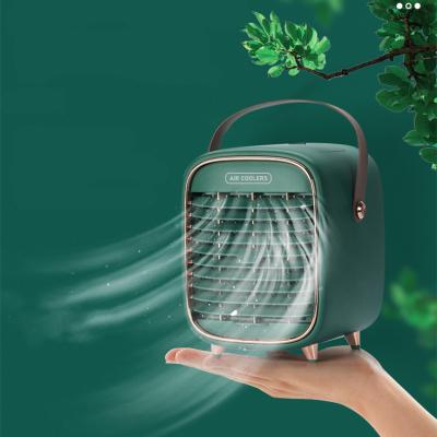 China Hotel Amazon Success 2021 Air Cooler Fan Humidifier Desk Table Fans for sale