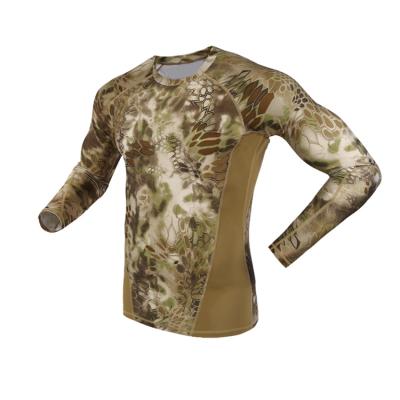 China Mens QUICK DRY Polyester Long Sleeve Hiking Combat Camping Military Tactical Shirt Hunting Shirts for sale