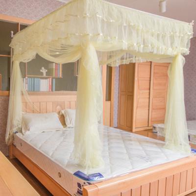 China Folded Luxurious Mosquito Net For Adults Easy To Installation Mosquito Net Four Corners Mosquito Net For Single Or Double Room for sale