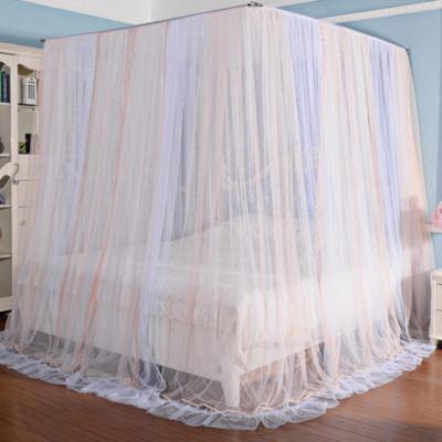 China Home High Quality Comfortable Mosquito Net Rod Folding Folding Mosquito Bed Net Adults Twine Mosquito Net for sale