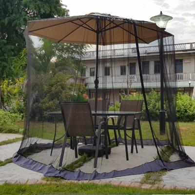 China Folded Outdoor Patio Umbrellas with High Quality Mosquito Nets and Mosquito Bats for Gazebo for sale