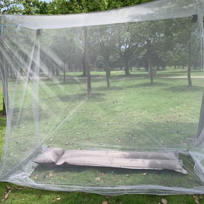 China Product Field Top Warm Mosquito Nets Folded Camping Single Mosquito Net Folding Single Waist Bed Mosquito Net for sale