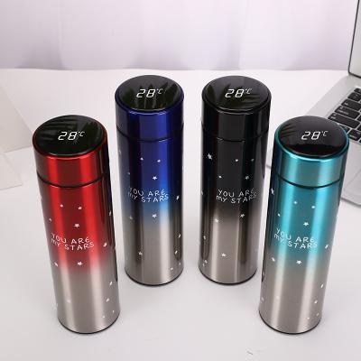 China OEM 500ml LED Smart Smart Termo Digital Vacuum Flask Water Bottle Coffee Mug Temperature Display Viable Control Thermos for sale