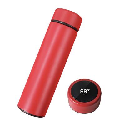 China Temperature Sustainable Led Logo Drinking Tumbler Reusable Coffee Water Bottle Travel Mug Custom Mug for sale