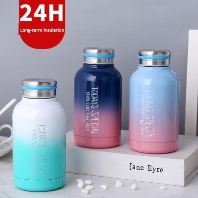 China Viable color water bottle stainless steel tumblrs color changing botella de termo acero de termos de agua stainless steel changing cups tumbler cups for sale