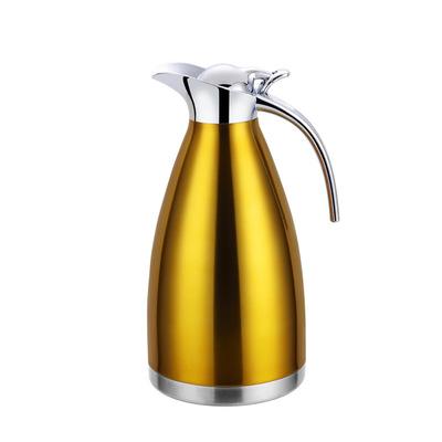 China Hot Selling High Quality European Style Stainless Steel Bottle Kitchen Coffee Plug Vacuum Coffee Kettle Viable for sale