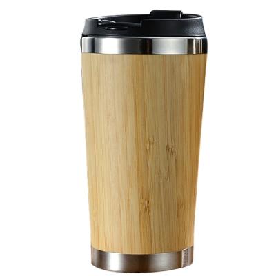 China Cups Coffee Tumbler Skinn Tumblrs Stainless Steel Bamboo Coffee Mug Viable Wholesale Coffee Mug Termico Termos Vaso Para for sale