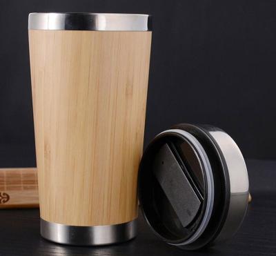 China Viable Insulated Coffee Mugs Double Wall Tumbler Bulk Cups Vasos Stainless Steel Tumblers Bamboo Water Bottle 20 0z Skinn for sale