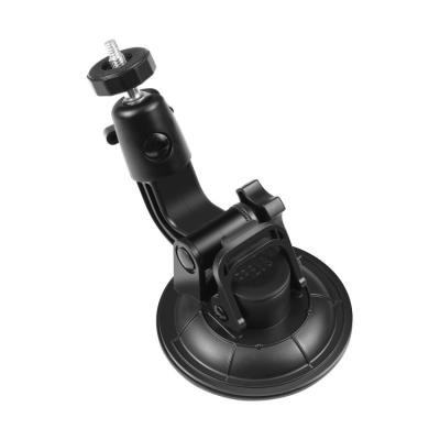 China Wholesale PULUZ Car Suction Cup Mount with Phone Flange/Screw/Tripod Adapter Pressure Lock Exhaust Suction Cup Air Support PU632C for sale