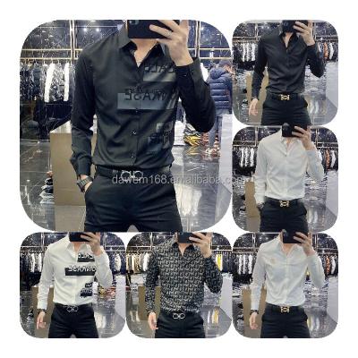 China Anti-Shrink China manufacturing high-quality latest men's shirt 2024 100% cotton long-sleeved shirt factory wholesale for sale