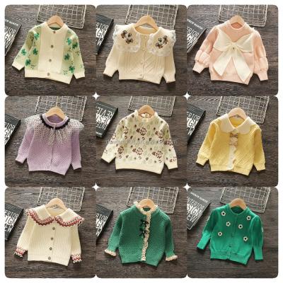 China Anti-Shrink Children's knitwear autumn winter 2024 new boy round neck cartoon top wholesale for sale