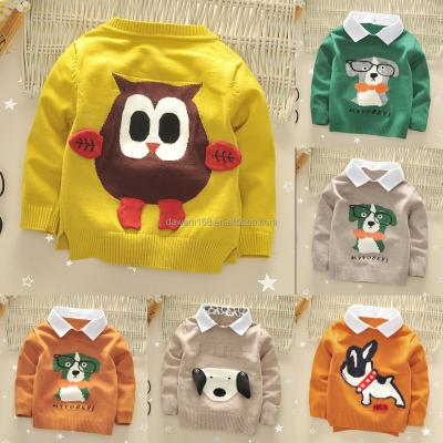 China Anti-Shrink 2024 winter and autumn new children's sweater cute boys and girls casual Korean bear sweater manufacturers wholesale for sale