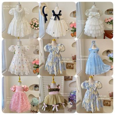 China Anti-wrinkle China makes high-end girls clothes dresses hot selling cheap children's dresses children's clothes printed summer for sale