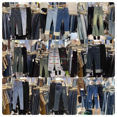 China QUICK DRY 2024 summer autumn jeans women's fashion casual slim trend wear with women's contrasting jeans for sale