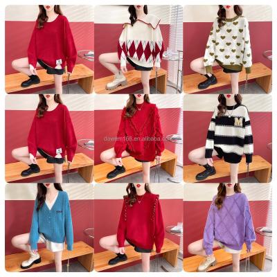 China Anti-pilling 2024 High quality women's casual long sleeves for women 100% pure cashmere women's sweater pullover soft pullover for sale