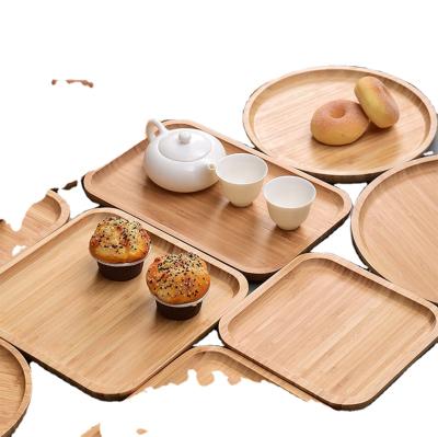 China Custom Kids Baby Food Dinner Dishes Bamboo Wooden Bamboo Dishes Reusable Eco-Friendly Sustainable for sale