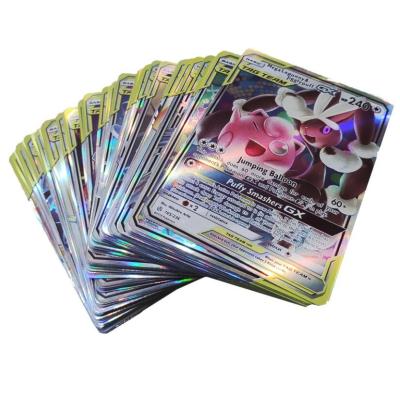 China Copperplate Paper for Pokemon TCG 100 Trading Card Game Card Spell TAG TEAM GX Energy Trainer MEGA EX Cards for sale