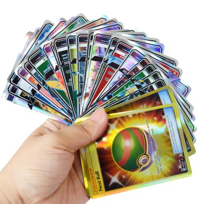 China Writing Paper for POKEMON TRADING CARD GAME TRAINER GX ENERGY MEGA EX TCG CARDS 100PCS for sale