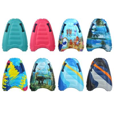 China Surfboard Sporting Bodyboard Kids Inflatable Backyard Packs Lightweight Swimming Float Surfboard Using Handles Mat Learn To Swim for sale