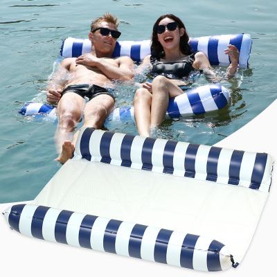 China Water Fun Sets Pool Hammock Floats For Adults X-Large Inflatable Pool Float Water Hammock Lightweight And Portable Pool Float Hammock for sale