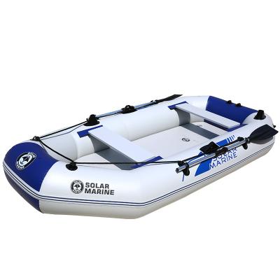 China High Quanlity Water Sports Inflatable Raft Sport Rescue Diving Boat Fiberglass Dinghy With Motor Vacation Suitable For 1 Person for sale