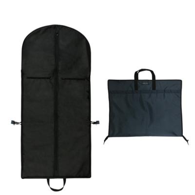 China Custom Non-woven Eco-friendly Travel Business Cover Storage Dust Suit Folding Clothes Suit Bag for sale