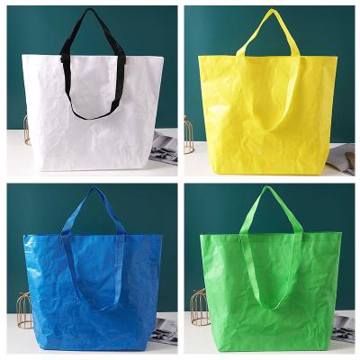 China Eco-Friendly Apparel Recycle Gift Advertising Shopping Woven Logo Laminated Woven Tote Bag for sale