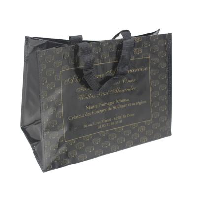 China Factory supply eco-friendly custom handmade logo-printable packaging glossy bopp laminated pp woven bag for sale