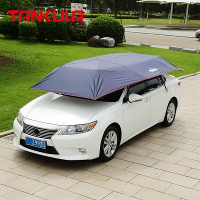 China Water Resistant Factory Price Car Cover Outdoor Water Sunscreen Folding Multifunctional Sun-Brending Car Umbrella Car Covers for sale