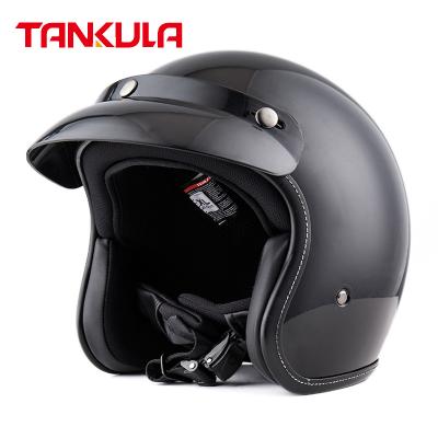 China High Quality Full Face Helmet Retro Sun Shield Motorcycle Detachable Cleaning Helmet for sale