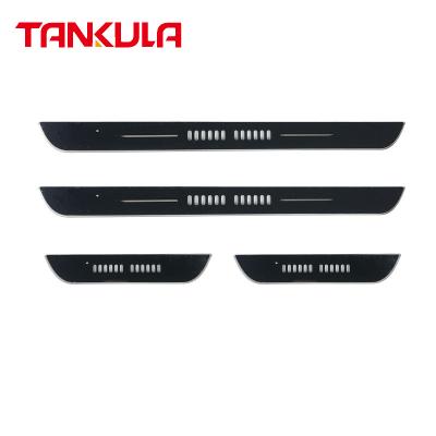 China High Quality Environmental Protection LED Car Flame Welcome Pedal Threshold Colorful Light Bar Car for sale