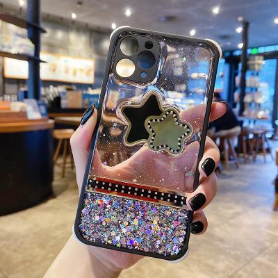 China Shockproof Shockproof Epoxy Glitter Sparkle Girls Phone Case Case for oppo f11 f11 f15 f19 pro for sale