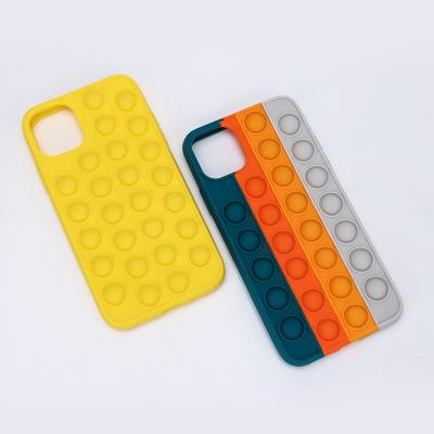 China Shockproof Push Bubble Toys Wiggle Snap Button Smartphone Mobile Cover For Samsung Galaxy s21 5G Ultra Silicone Phone Case for sale