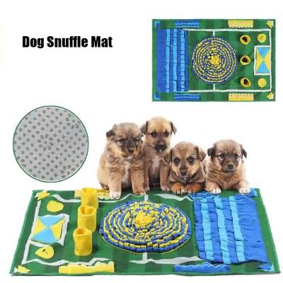 China Stocked Dog Toys Increase IQ Nose Mat Puzzle Puppy Training Games Mat Slow Dispensing Feeder Pet Feeding Food Intelligence Dog Toy for sale