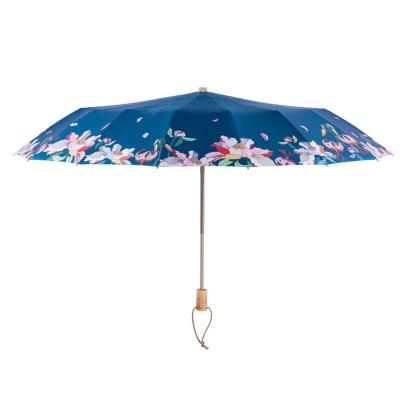 China Umbrella 16K Japanese Style Women's Sun Clear Umbrella Umbrella Ladies Large Folding Umbrella UPF50+ Umbrella Umbrella Sun Clear Windproof Traditional Umbrella for sale