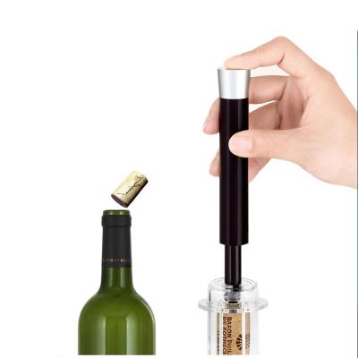 China Wholesale Needle Type Manual Pneumatic Wine Corkscrew Tube Wine Opener Air Pressure Bottle Stocked Aluminum Corkscrew For Bar for sale