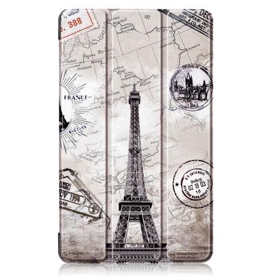 China NET-CASE Slim Fashionable Customizable Tablet Case For Samsung Galaxy Tab A 8.0 2019 SM-T290/T295/T297 Triple Color Paint Flip Tablet Shell for sale