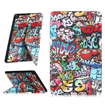 China Customizable High Quality NET-CASE Case Cover For Samsung Galaxy Tab A 10.1 2019 SM-T510/SM-T515 PU Transformer Tablet Leather Painted Shell for sale