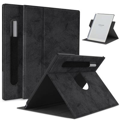 China Customizable High Quality NET-CASE Slim Book Flip Flip Tablet Cover Case For 2 Remarkable 10.3 Inch Digital Paper With Pencil Holder for sale